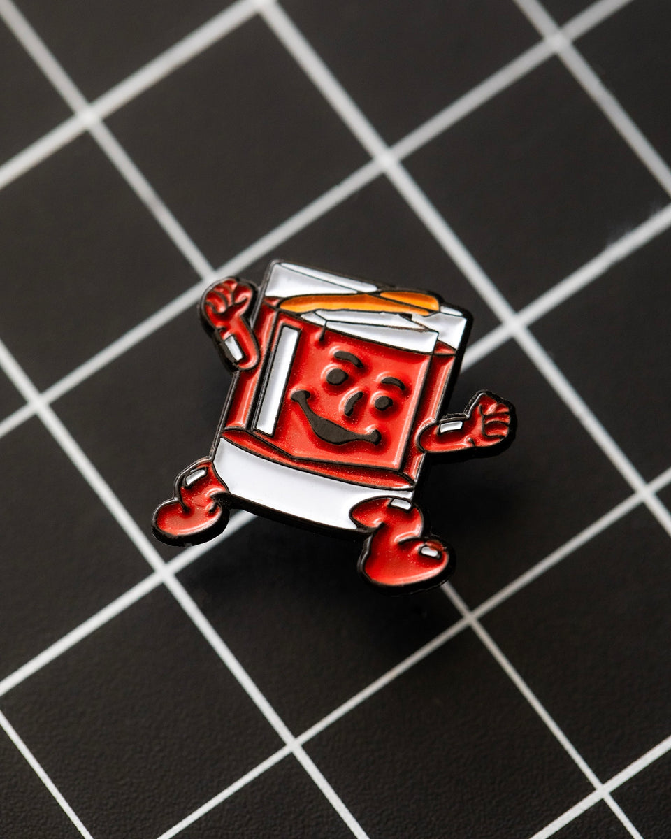 その他 1960s drunkerd bartender pin button Negroni Man 'Oh Yeah!' Pin – Mover & Shaker Co