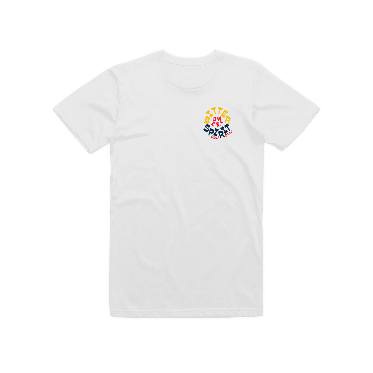 Bitter! Sweet! Spirit! White T-Shirt – Mover & Shaker Co