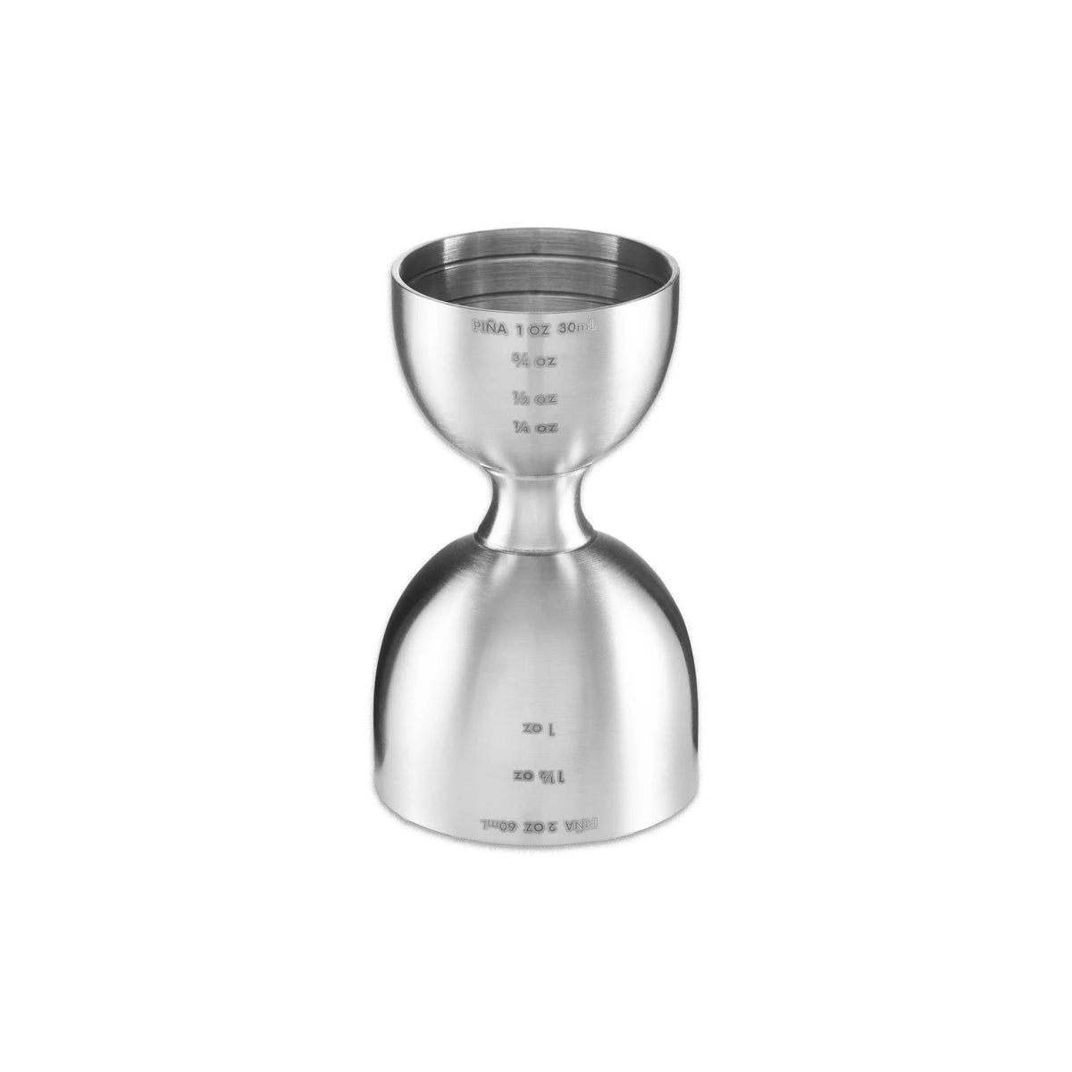 Piña Bell Jigger (Brushed Finish) – Mover & Shaker Co