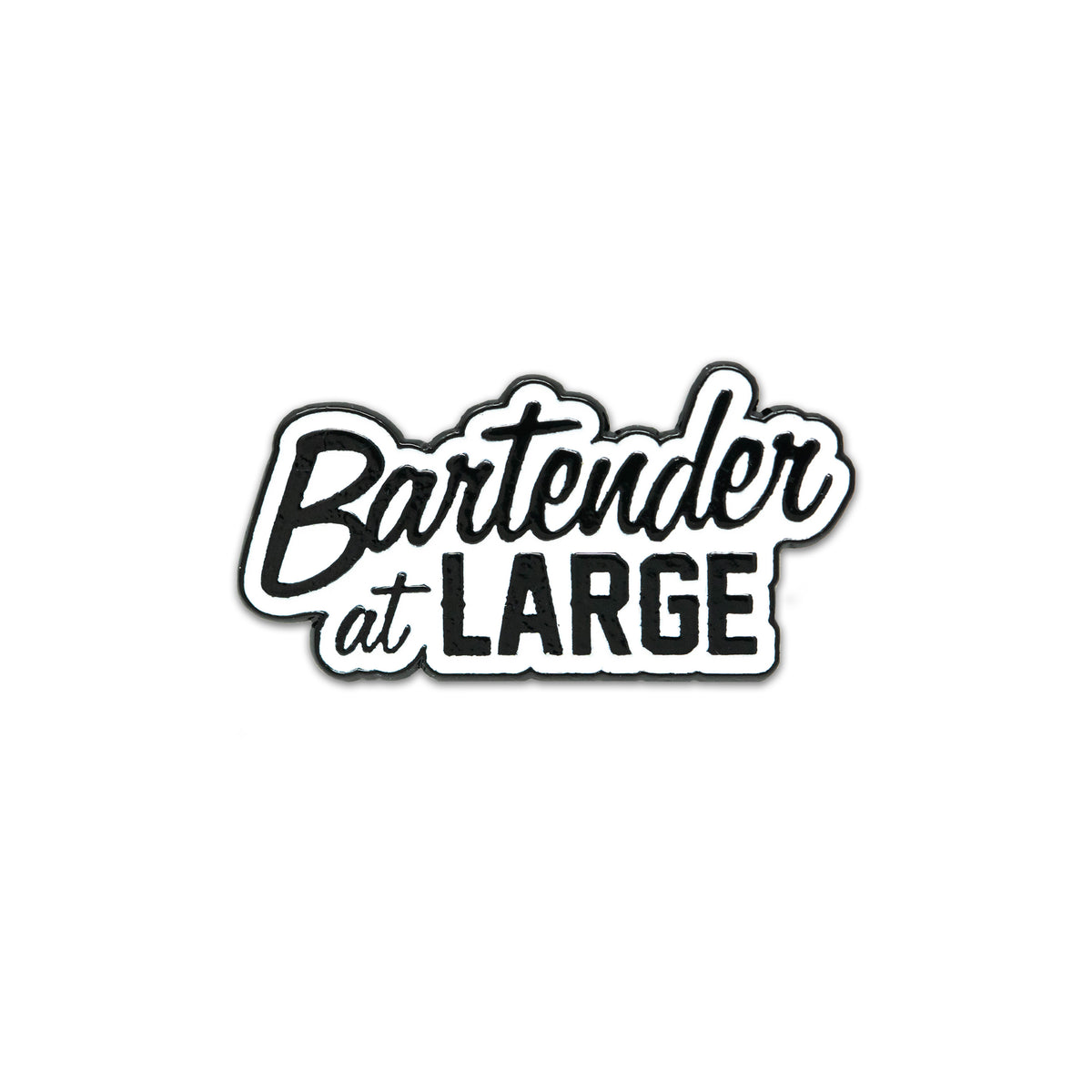 Bartender at Large Classic Logo Pin – Mover & Shaker Co