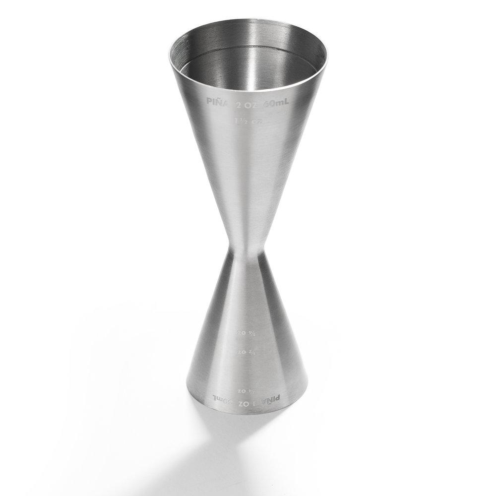 The Bell Jigger, Brushed Finish – Mover & Shaker Co