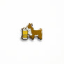 Beer Fetch'n Corgi Pin