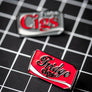 Fridge Cigarette Coke Zero Enamel Pin