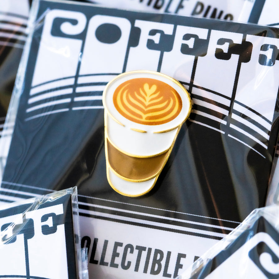 Hot Latte Coffee Pin