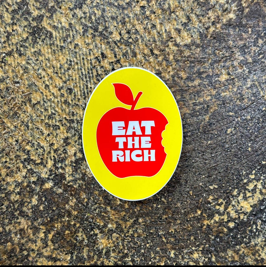 Eat The Rich Vinyl Sticker