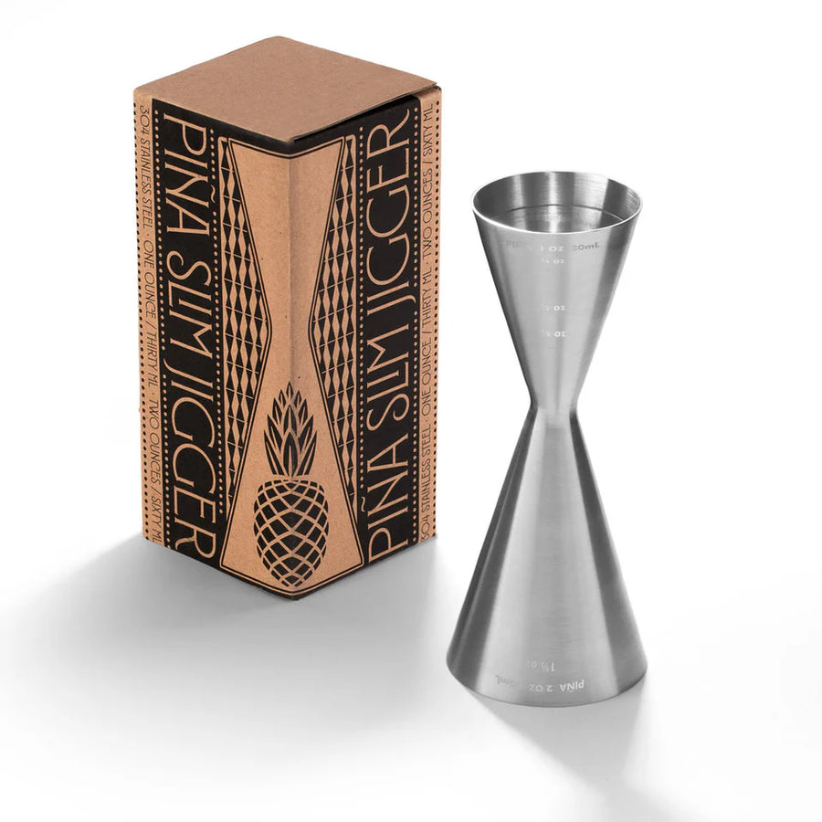 Piña Slim Jigger (Brush Finish)