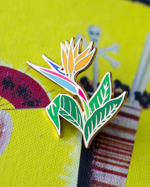 Bird of Paradise Enamel Pin