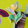 Bird of Paradise Enamel Pin