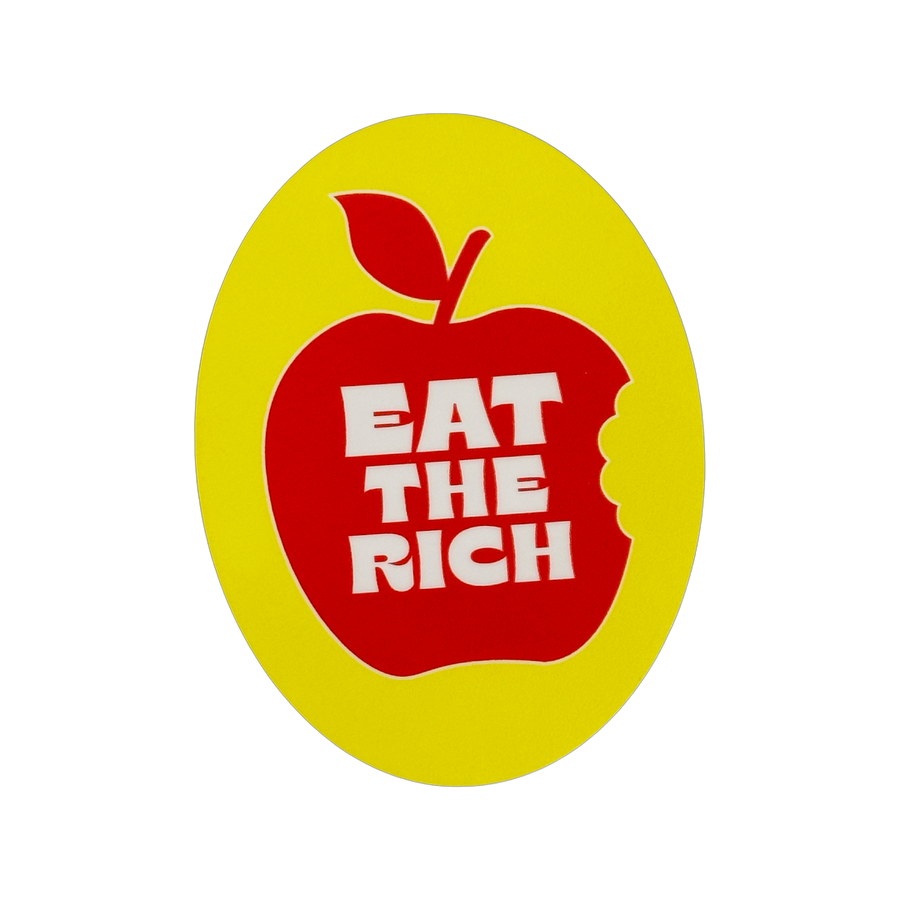 Eat The Rich Vinyl Sticker