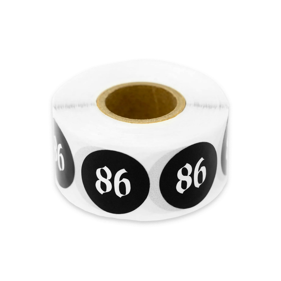 86 Sticker Rolls