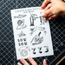 Carmy Carmine Inspired Tattoo Sticker Sheet