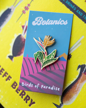 Bird of Paradise Enamel Pin