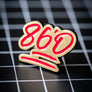 86'D Emoji Pin