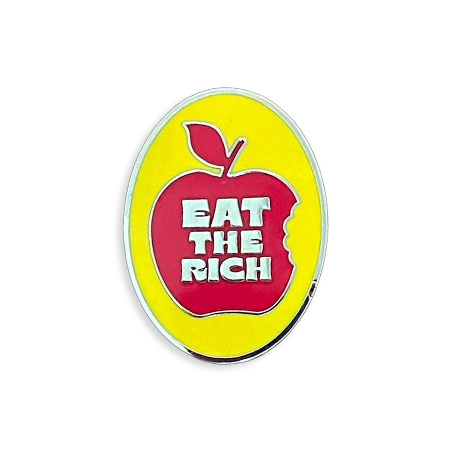 Eat The Rich Enamel Pin