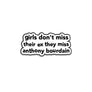 Girls Miss Anthony Bourdain Enamel Pin