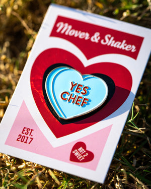 Yes Chef Sweethearts Pin