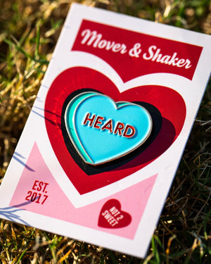 Heard Sweethearts Pin