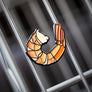 Shrimp Cocktail Enamel Pin