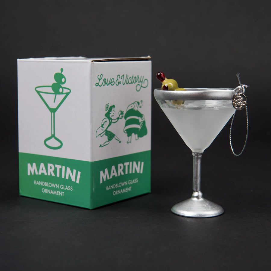 Martini Cocktail Christmas Ornament