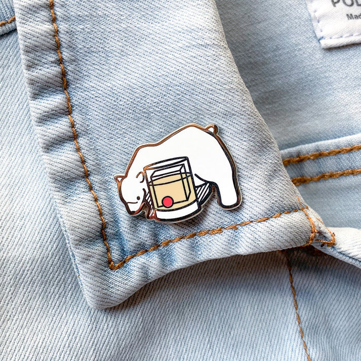 Russian Polar Bear Pin