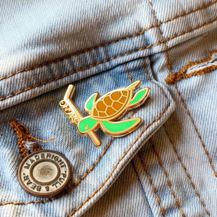 Verbal Turtle Pin