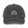 I Miss Anthony Bourdain Washed Denim Dad Hat