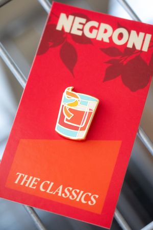 Negroni Classic Cocktail Enamel Pin