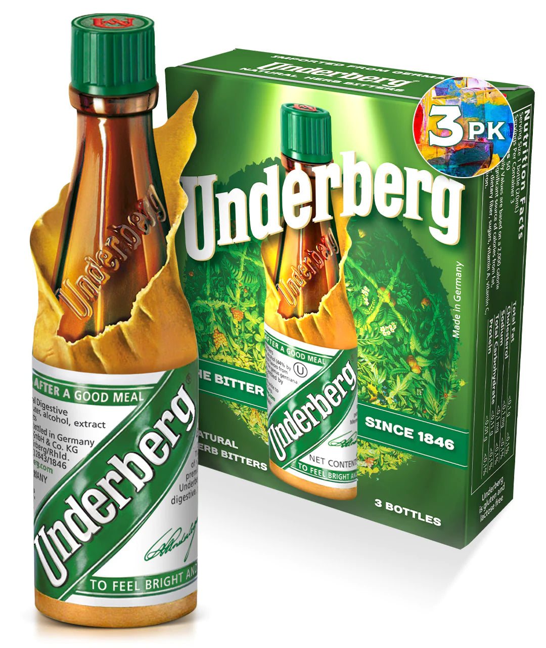 berg and hauck bitters Underberg 3 Pack: Shop Bitters at Mover & Shaker Co