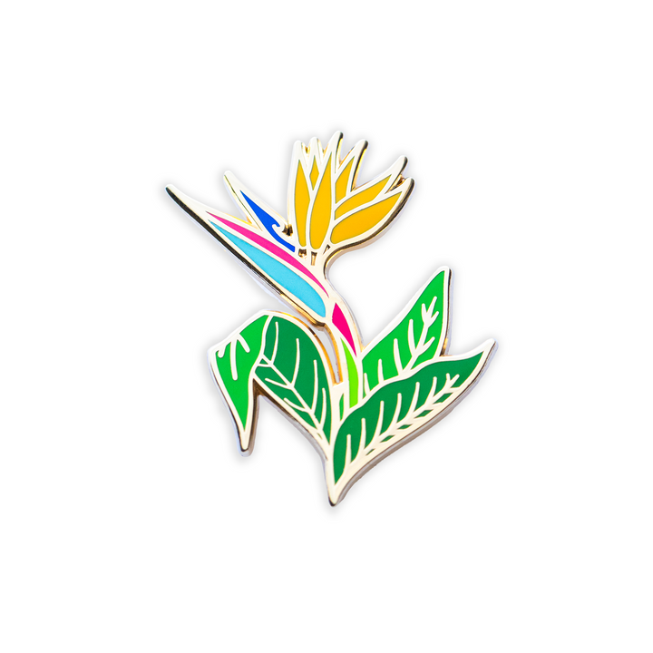 Bird of Paradise Enamel Pin