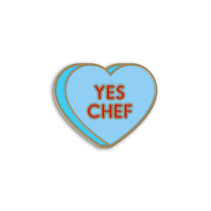 Yes Chef Sweethearts Pin