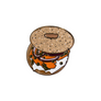Tiny Enamel Bagel & Lox Food Lapel Pin