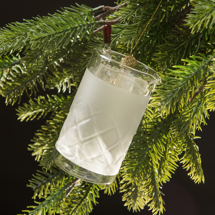 Bar Mixing Glass Holiday Ornament