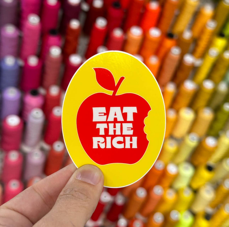Eat The Rich Vinyl Sticker
