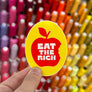 Eat The Rich Vinyl Sticker