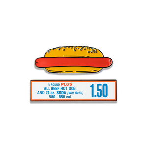 If you raise (the price of the) effing hot dog, I will kill you Enamel Pin