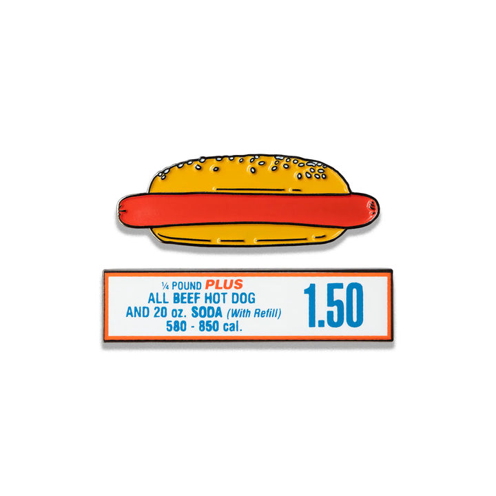 If you raise (the price of the) effing hot dog, I will kill you Enamel Pin