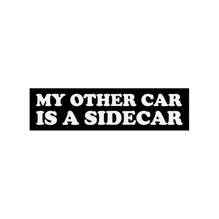 My Other Car is a Sidecar Sticker