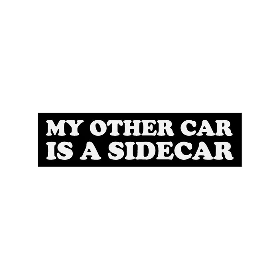 My Other Car is a Sidecar Sticker