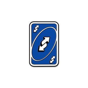 Uno Reverse Enamel Pin – Mover & Shaker Co