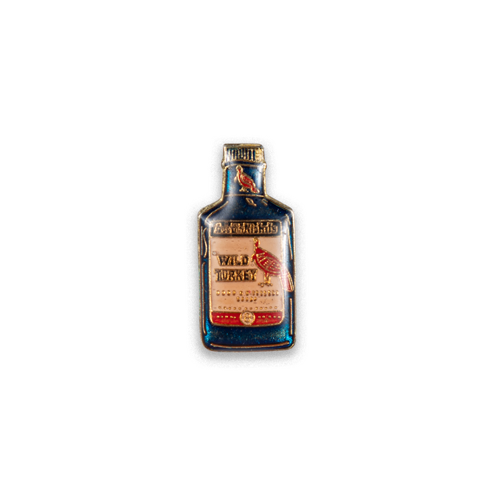 Wild Turkey Blue Pint Bottle Pin