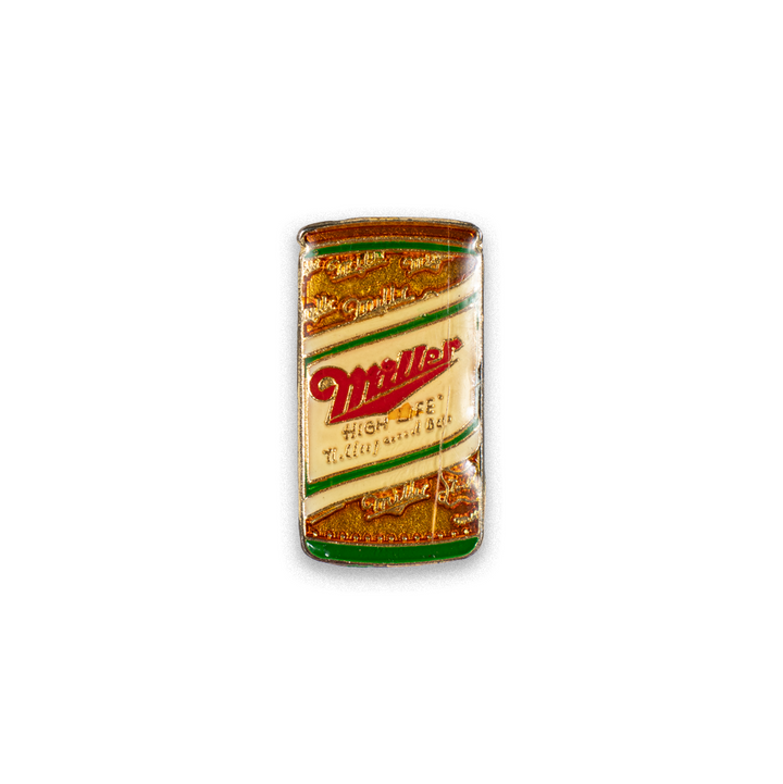 Miller High Life Allover Can Pin