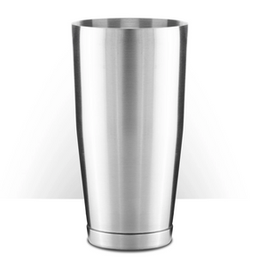 PIAA Barware Stainless Steel Commercial Bar Boston Shaker Tin Set - 28oz & 18oz Brushed Finish 1 Pair