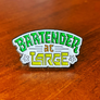 Bartender at Large Tiki Time Pin