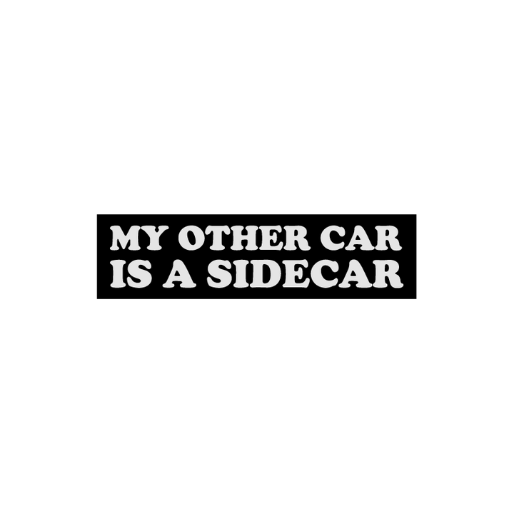 My Other Car is a Sidecar Sticker