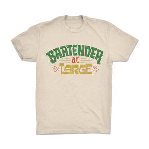 Bartender at Large Tiki Time T-Shirt