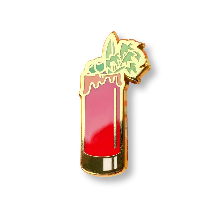 Blood Mary Cocktail Critters Pin