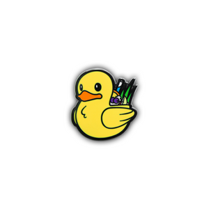 Quirky Tiki Series // Rubber Duck Hard Enamel Pin