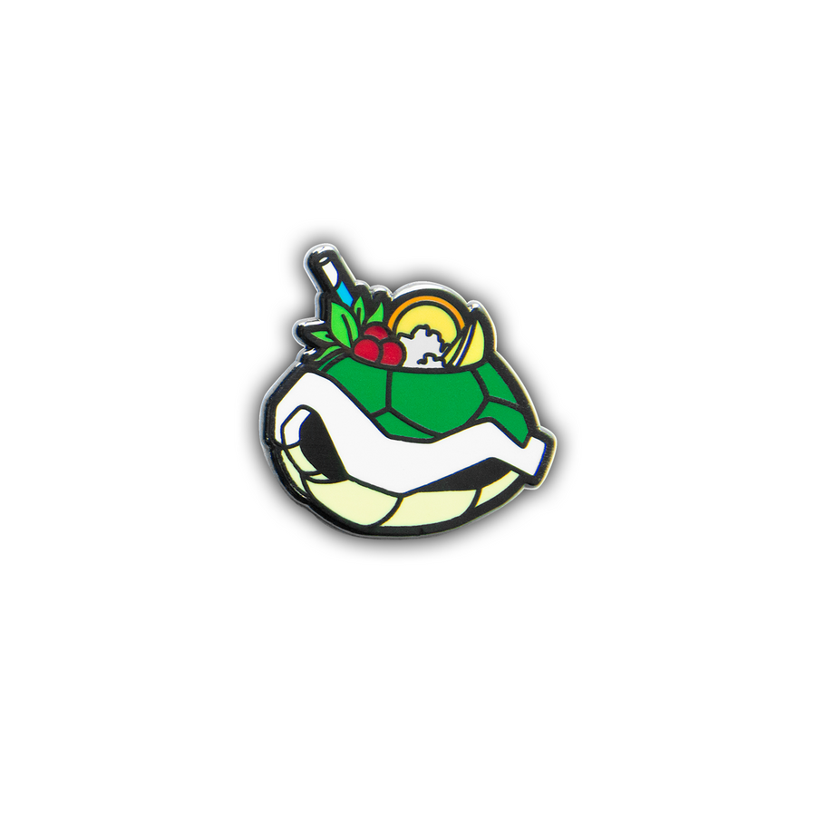 Quirky Tiki Series // Turtle Shell Hard Enamel Pin