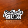 Bartender at Large Classic Logo Pin