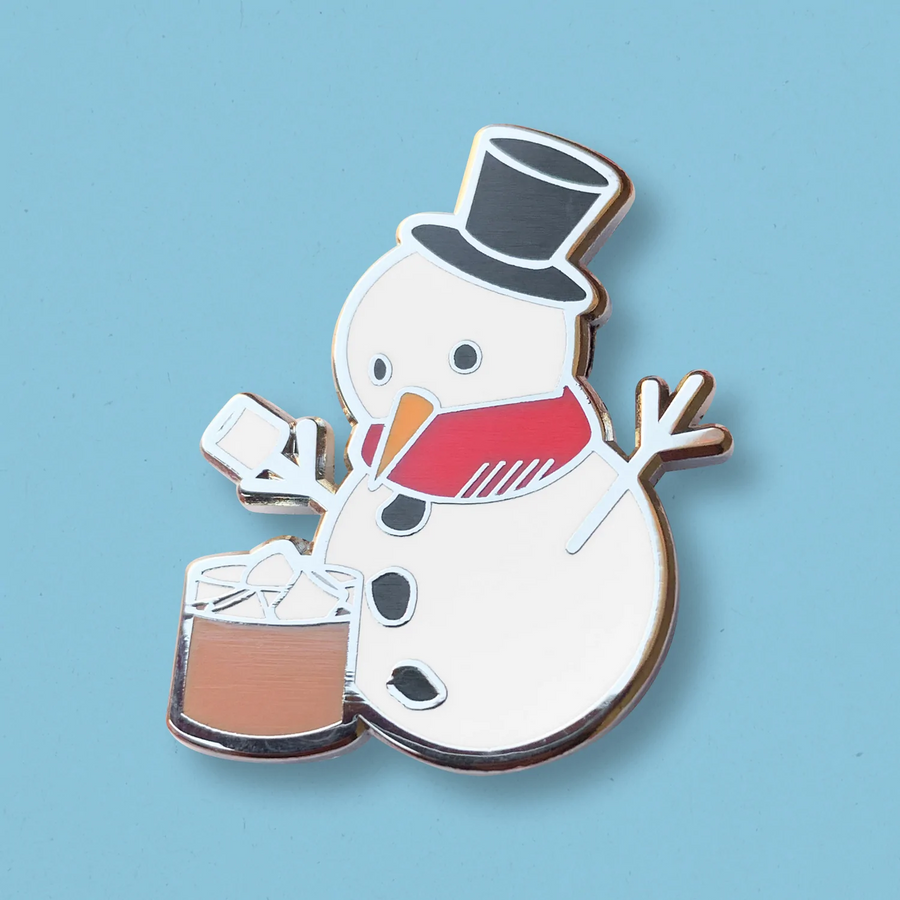 Frosty Snowman x Christmas Chocolate Cocktail Critters Pin